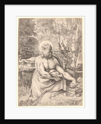 St. Jerome in the Wilderness, ca. 1591 by Annibale Carracci