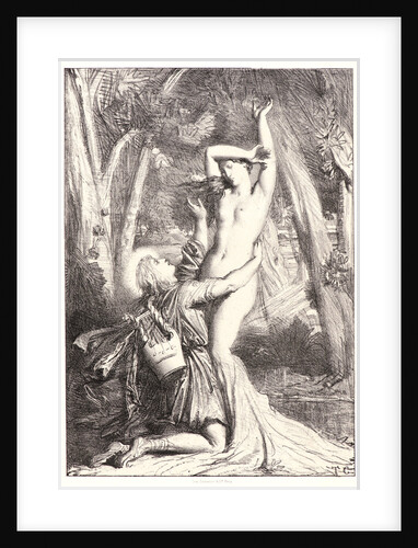 Apollo and Daphne, ca. 1844 by Théodore Chassériau