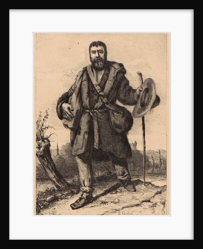 Jean Journet on His Way to Conquer the World, ca. 1850 by Gustave Courbet