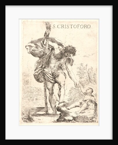 St. Christopher, ca. 1650 by Francesco Amato