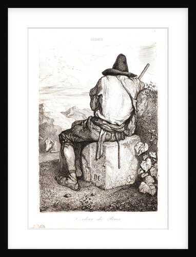 The Swineherd (Le Gardeur de Porcs), 1843 by Alexandre Gabriel Decamps