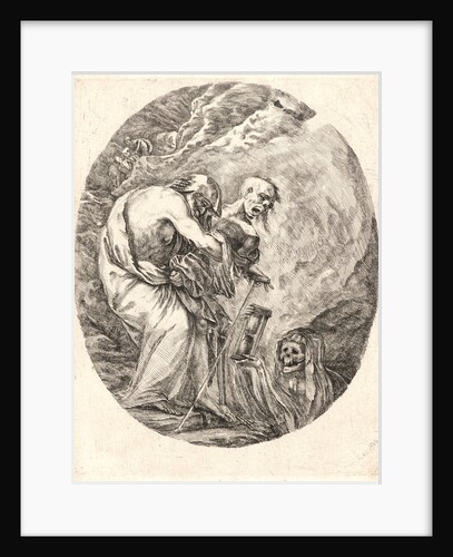 La Mort entrainant un veillard, 1648 by Stefano Della Bella