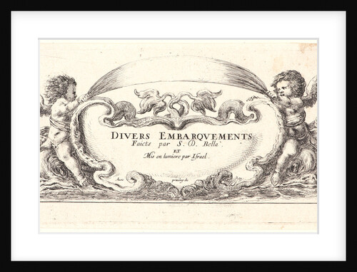 Frontispiece for Divers Embarquements, 1644 by Stefano Della Bella