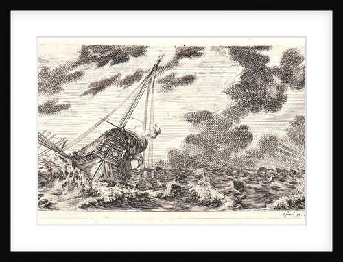 Tempete, 1644 by Stefano Della Bella