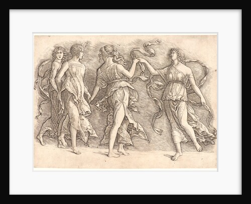 Four Dancing Muses, ca. 1497 by Premier Engraver