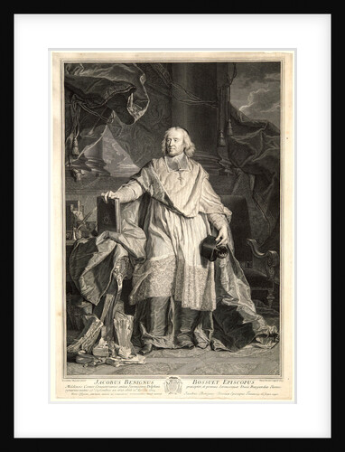 Portrait of the Bishop Jacques-Bénigne Bossuet, 1723 by Pierre-Imbert Drevet