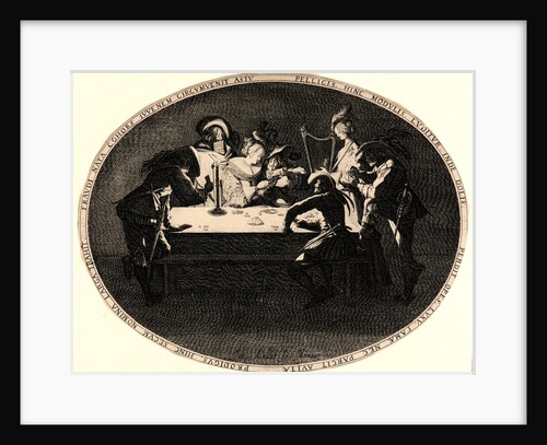 The Prodigal Son Being Cheated at Cards (Le Brélan), 17th century by Jacques Callot