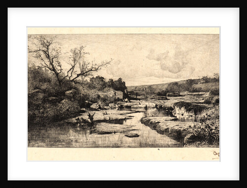 Les Sources de l'Albarine, 1870 by Adolphe Appian