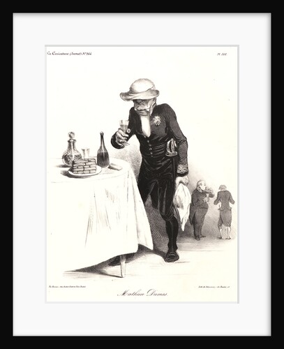 Mathieu Dumas, 1835 by Honoré Daumier