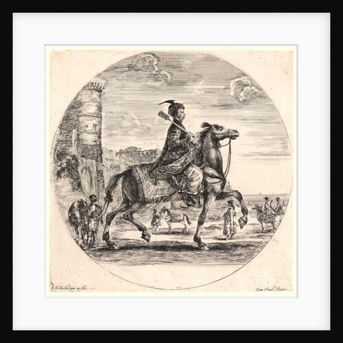 Polish Cavalryman (Un cavalier polonais), 1641 by Stefano Della Bella