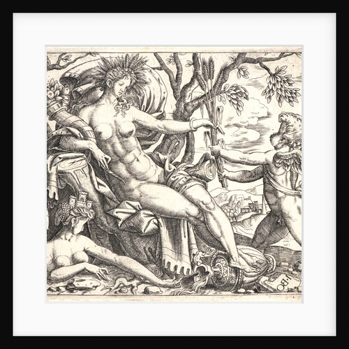 Cupid and Ceres, 1550 by Giulio Bonasone