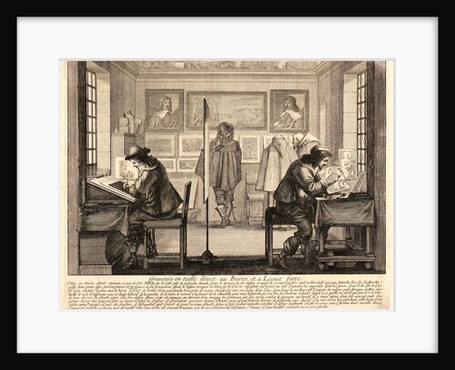The Engravers (Les Graveurs), 1643 by Abraham Bosse