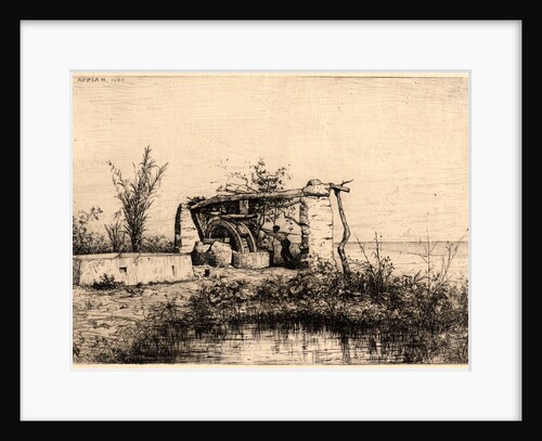 Une Noria à Bordiquier, 1873 by Adolphe Appian