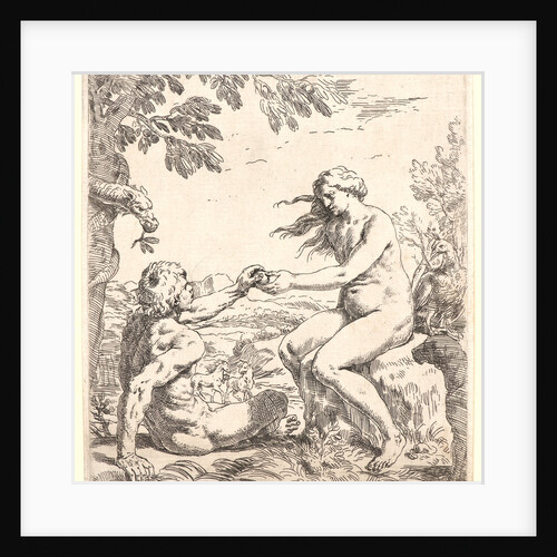 Adam and Eve, 17th century by Simone Cantarini