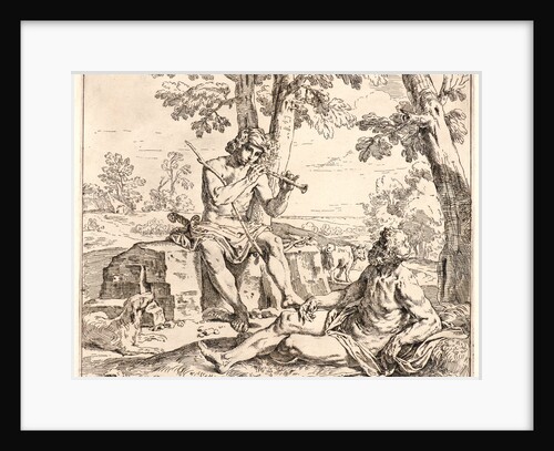 Mercury and Argus, 17th century by Simone Cantarini