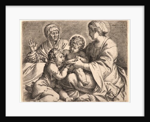Virgin and Child with St. John and St. Anne, 1606 by Annibale Carracci