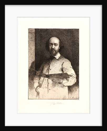 Portrait of Daubigny, 1862 by Charles Chaplin