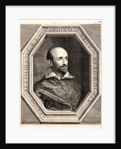 Cardinal Guido Bentivoglio, 17th century by Jean Morin
