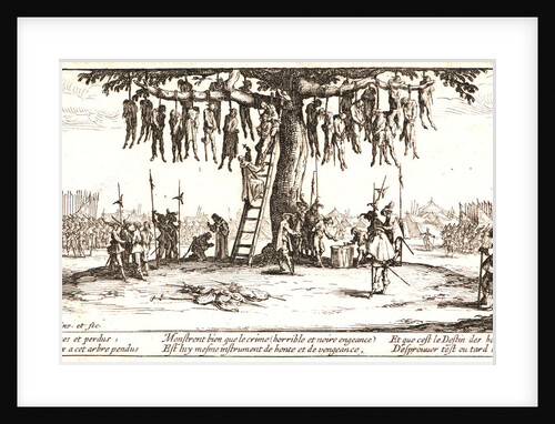 The Hanging (La Pendaison), 1633 by Jacques Callot