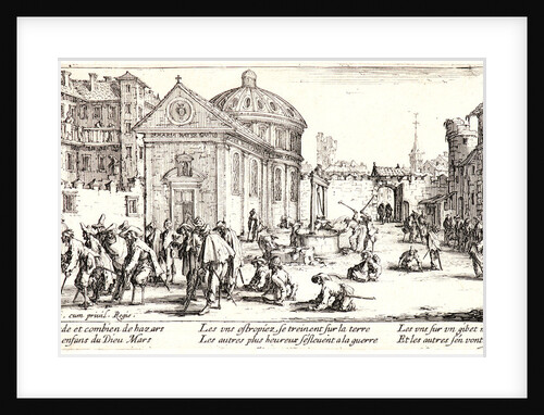 The Hospital (L'Hôpital), 1633 by Jacques Callot