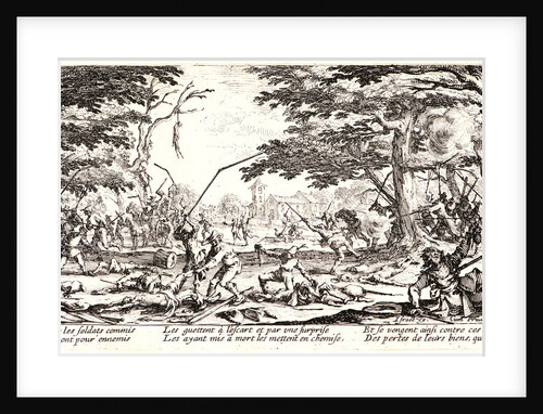 Revenge of the Peasants (La Revanche des Paysans), 1633 by Jacques Callot