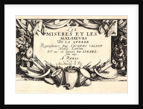Frontispiece, 1633 by Jacques Callot