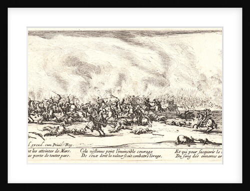 The Battle (La Bâtaille), 1633 by Jacques Callot