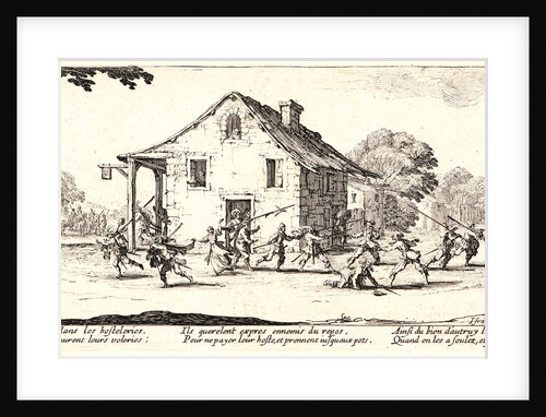 A Marauding Expedition (La Maurade), 1633 by Jacques Callot