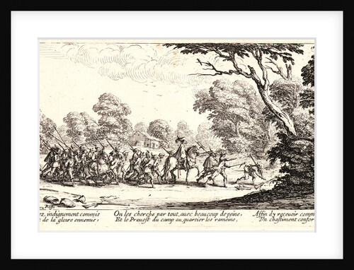 Discovery of the Military Malfactors (Découverte des Malfaiteurs), 1633 by Jacques Callot