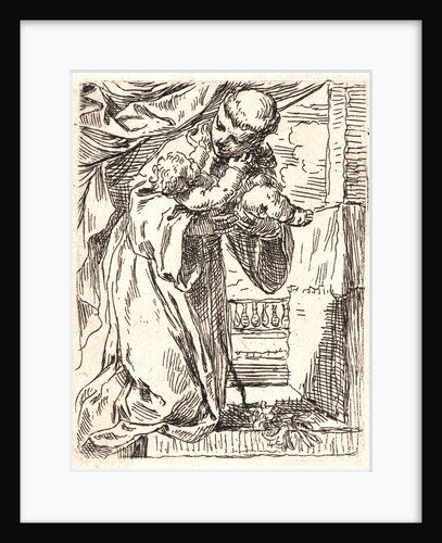 St. Anthony of Padua, 17th century by Simone Cantarini
