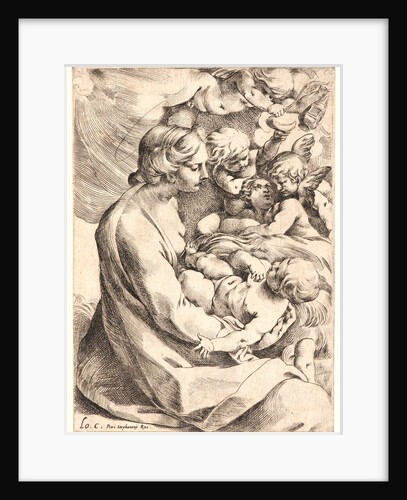 Virgin and Child with Angels by Lodovico Carracci