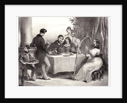 Le Café, 19th century by Achille Devéria