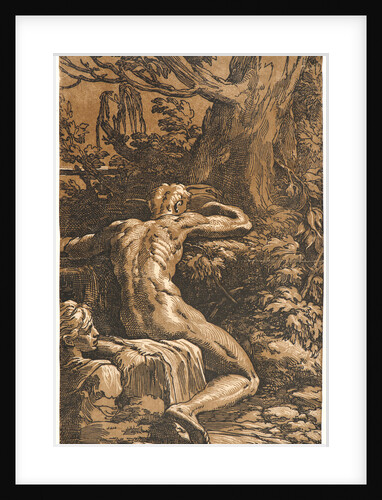 Seated Man Seen from the Back, ca. 1527- 1531 by Antonio da Trento