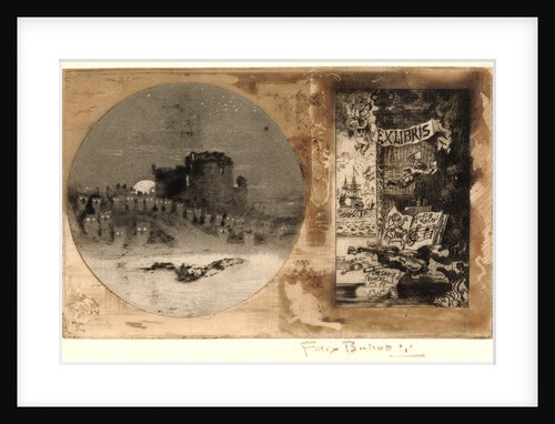 Chateau of the Owls (Le Château des Hiboux), 19th century by Félix Hilaire Buhot