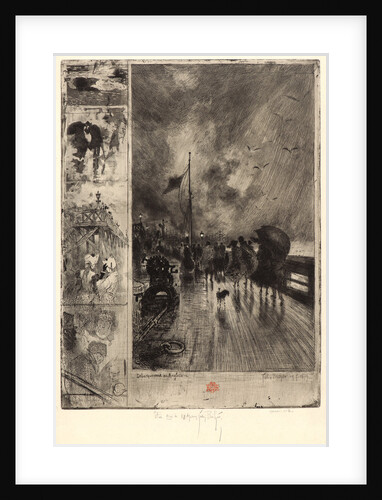 Landing in England (Un Débarquement en Angleterre), 1879 by Félix Hilaire Buhot