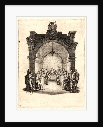 The Last Supper (La cène), 1624 by Jacques Callot