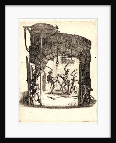 Chist Is Beaten with Rods (Jésus est battu de verges), 1624 by Jacques Callot
