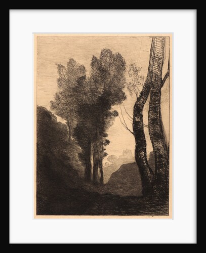 Environs of Rome, 1866 by Jean-Baptiste-Camille Corot