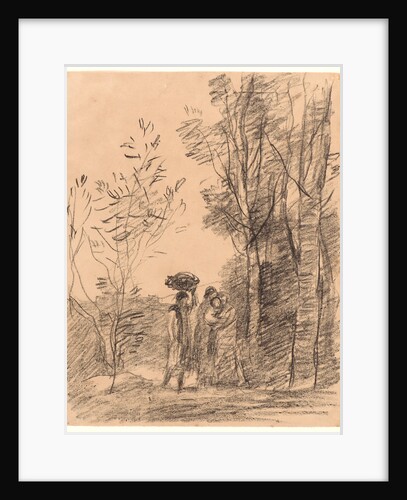 The Meeting in the Grove, 1871-1872 by Jean-Baptiste-Camille Corot