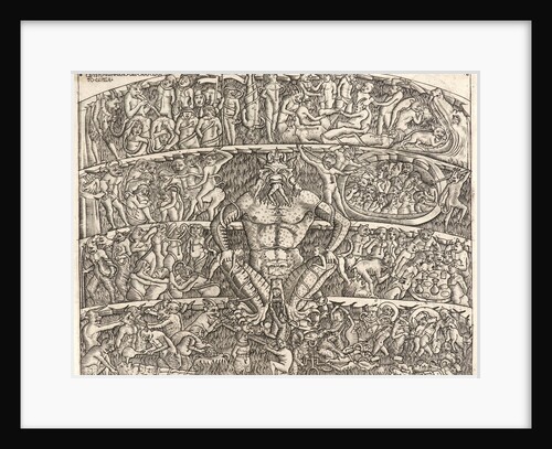 The Inferno According to Dante, ca. 1460-1480 by Anonymous