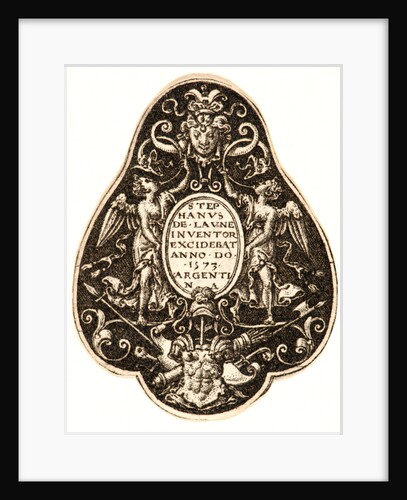 Three Ornaments, Plate 1, 1573 by Etienne Delaune