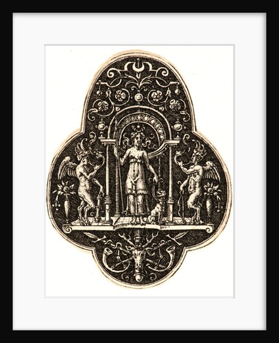 Three Ornaments, Plate 2, 1573 by Etienne Delaune