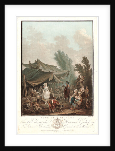 Village Wedding (Noce de Village), 1785 by Charles-Melchior Descourtis