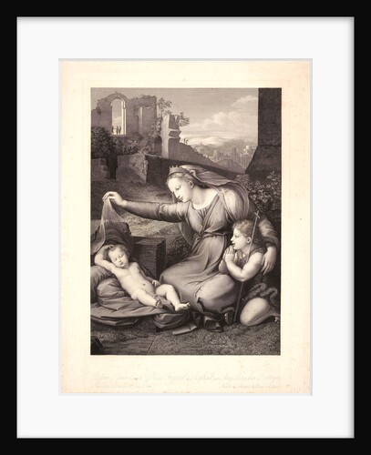 Madonna of the Veil (La Vierge au Linge), 19th century by Auguste Gaspard Louis Desnoyers