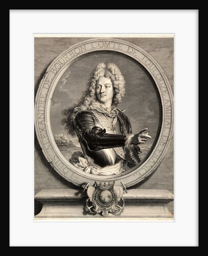 Portrait of Louis-Alexandre de Bourbon, Comte de Toulouse, 1714 by Pierre Drevet