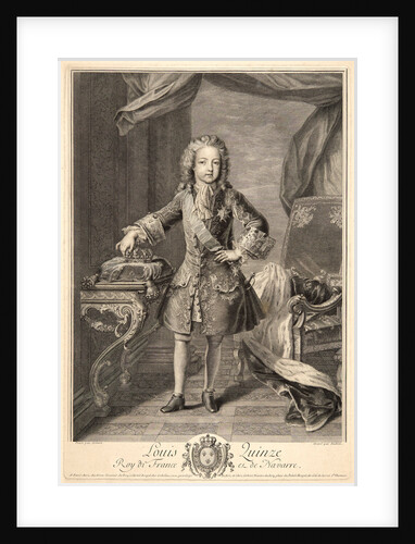Louis XV as a Boy, ca. 1716-1718 by Jean Audran