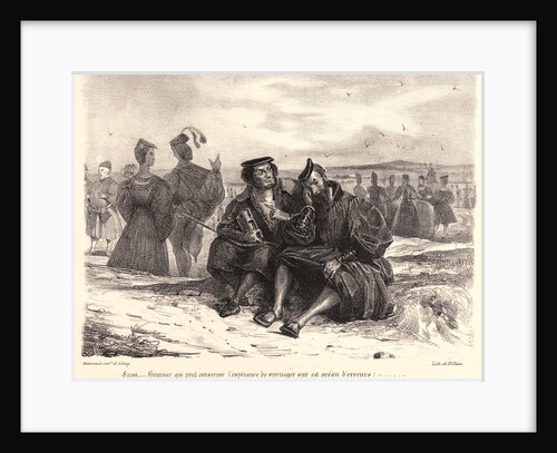 Faust and Wagner (Faust et Wagner), 1828 by Eugène Delacroix