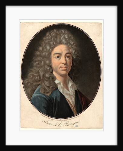 Portrait of Jean de La Bruyére by Pierre-Michel Alix