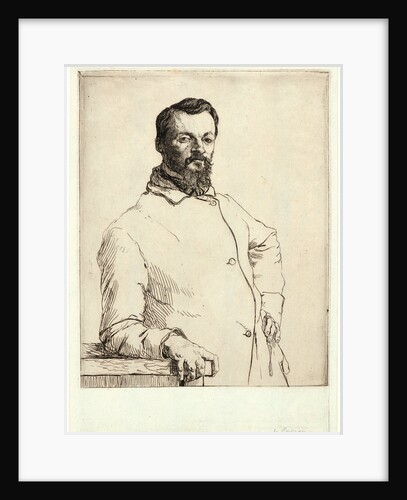 Portrait of Alfred de Curzon by Félix Bracquemond