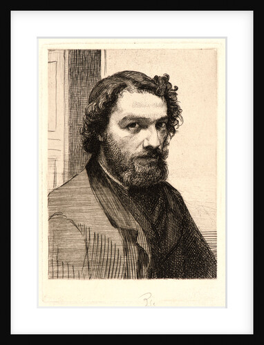 Portrait of Alphonse Legros, 1875 by Félix Bracquemond